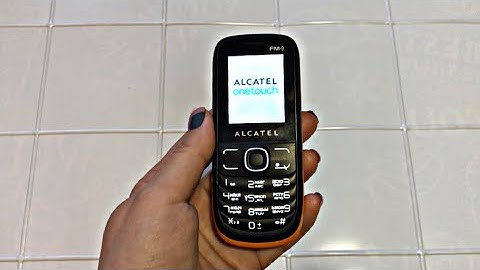 Alcatel One Touch 316D Boot animation (Start up/Shutdown)