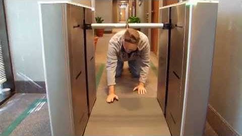 Barrier Turnstile - Detects Crawling Intruders