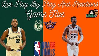 Milwaukee Bucks Vs Phoenix Suns | Live Reactions And Play By Play