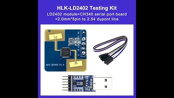 HLK-LD2402  24G sensor module test video