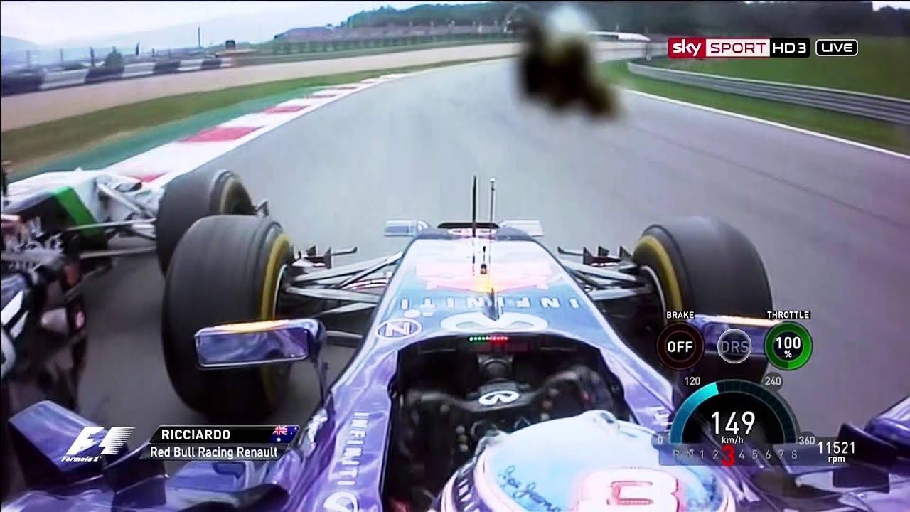 Ricciardo vs Hülkenberg F1 2014 Austrian Grand Prix 1080p