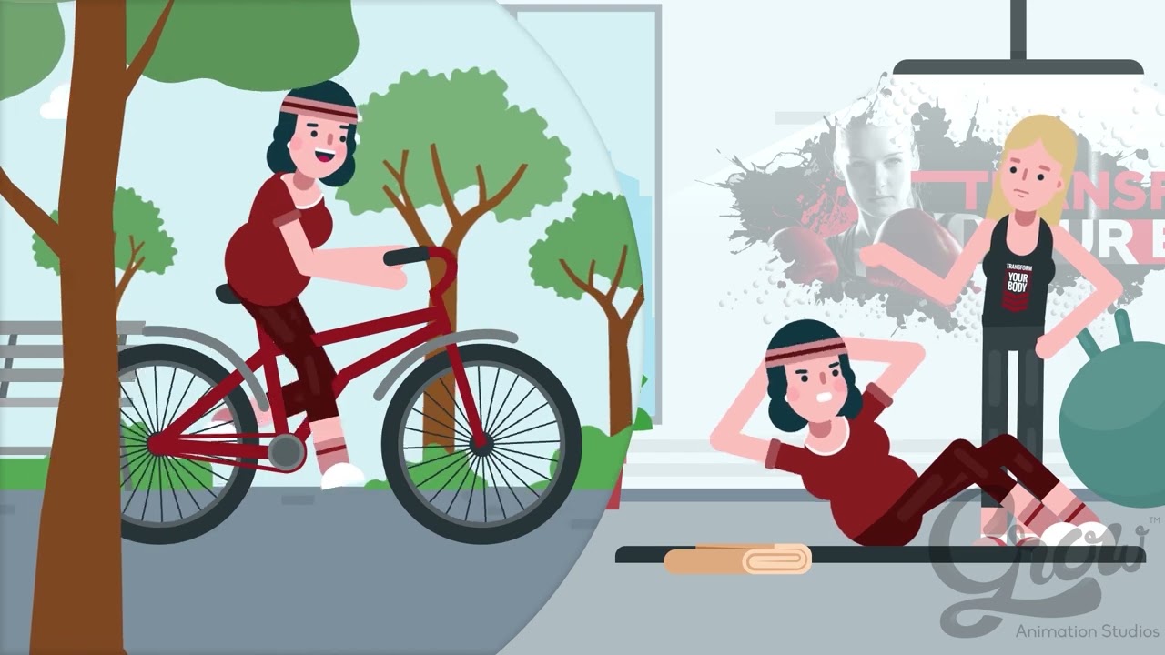 Health & Fitness Program — 2D Standard explainer video