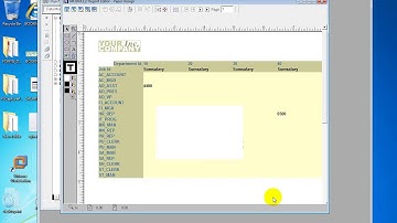 Matris report in oracle reports 10g