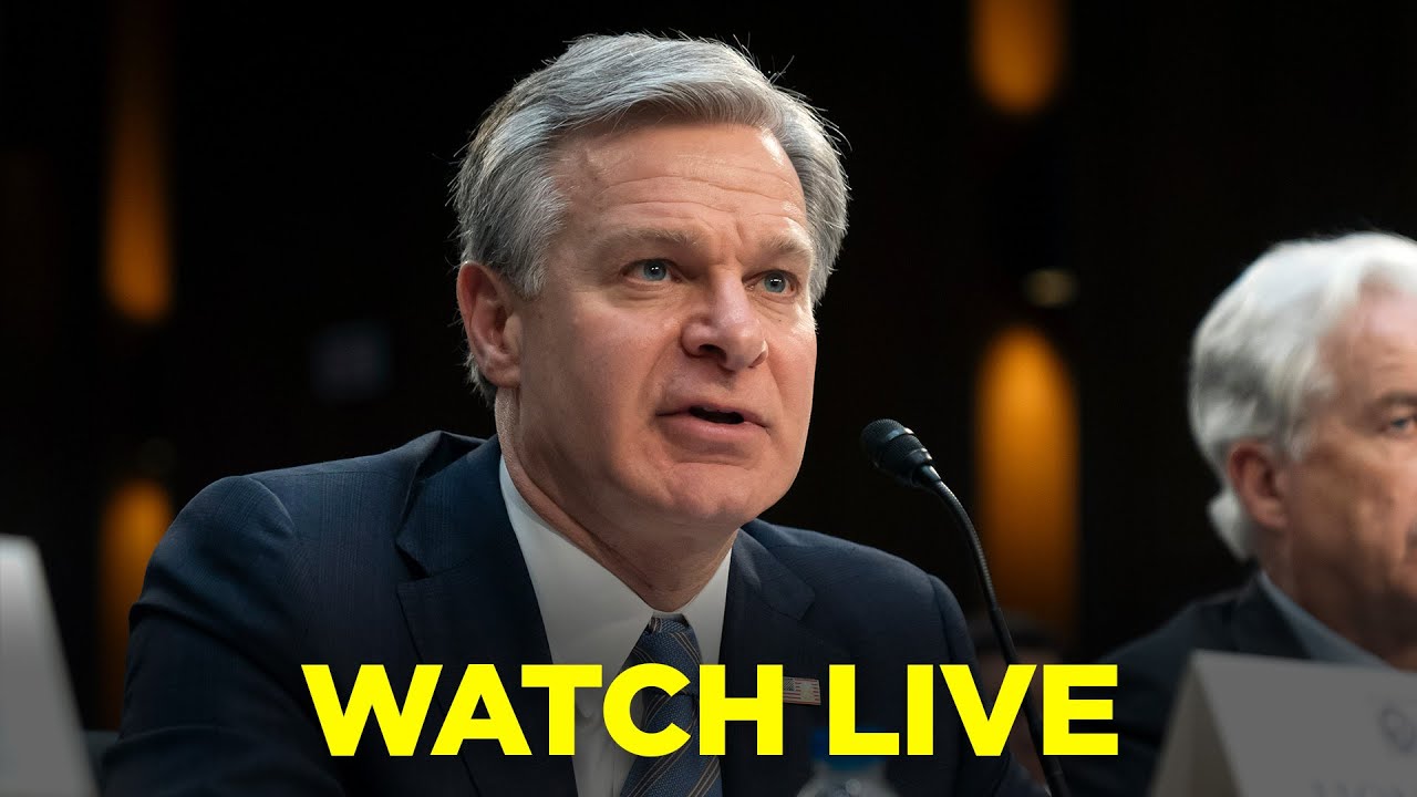 WATCH LIVE: FBI director Christopher Wray testifies before House