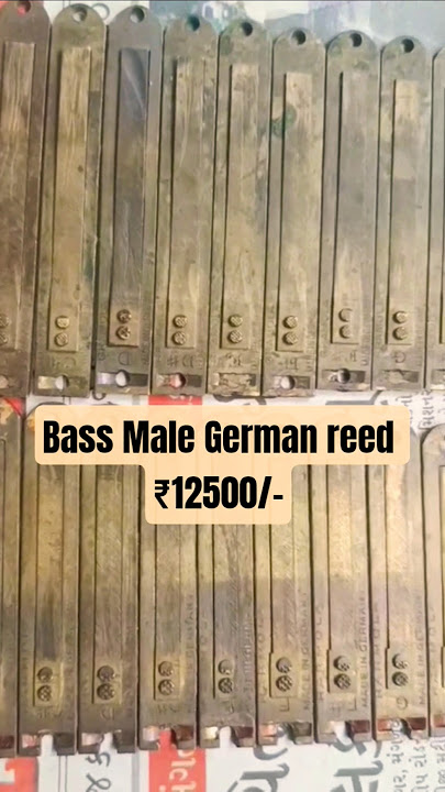 [SOLD OUT] Made In Germany Bass Male Reed Price 12,500/-  #German #harmonium #reed #harmola
