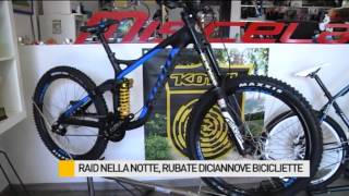 Raid nella notte, rubate diciannove biciclette