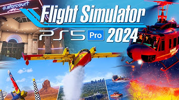 🔴MICROSOFT FLIGHT SIMULATOR 2024 PS5 Pro Gameplay