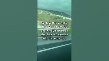 "innodb_print_all_deadlocks": What Is It? (MariaDB)