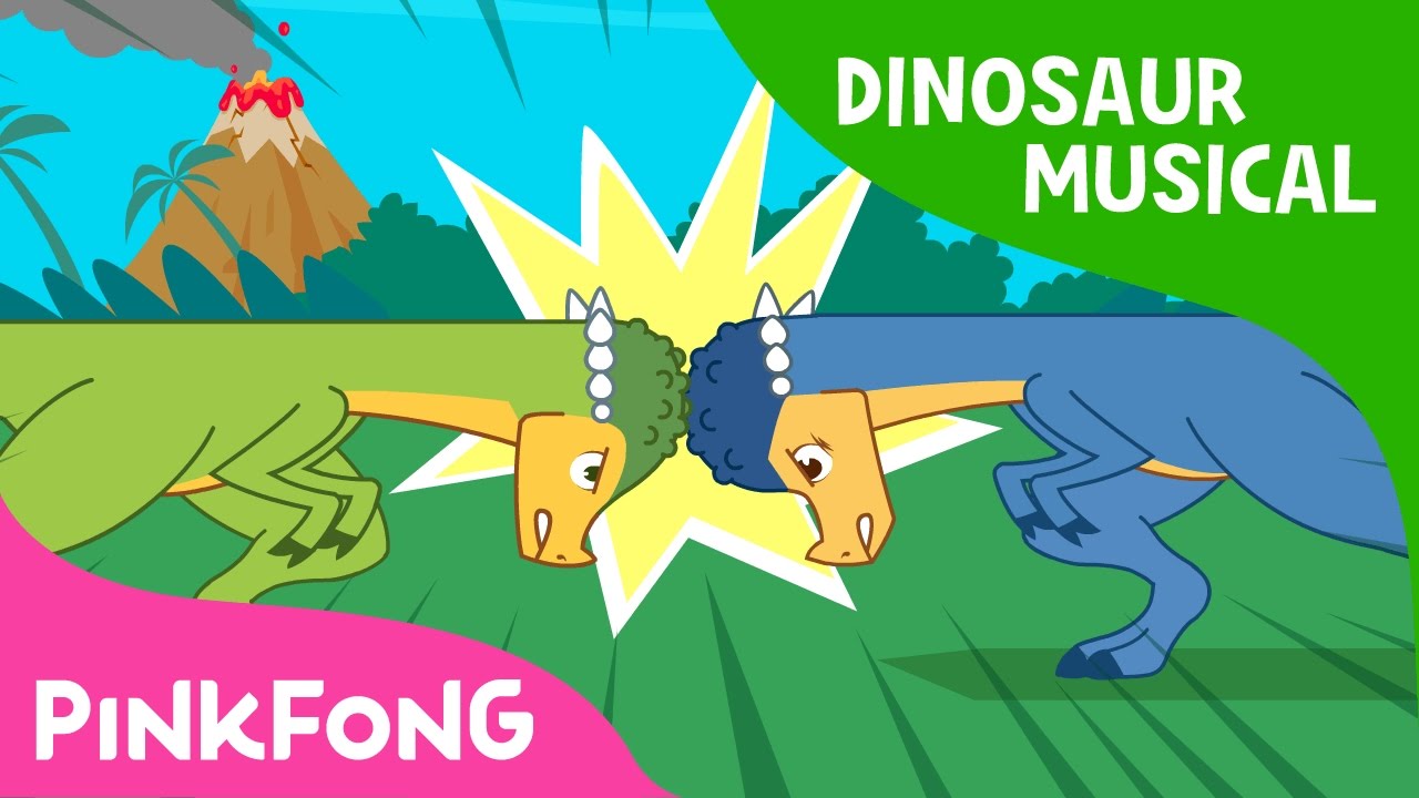 The Head-butting Master, Pachycephalosaurus | Dinosaur Musical | Pinkfong Stories for Children