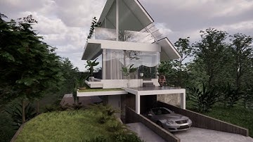villa pinggir jurang ( villa on the edge ) _ enscape 2.7 design and image visualization