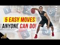 5 Easy Basketball Scoring Moves ANYONE CAN DO! (Use these simple basketball moves!)