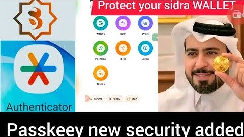 Sidra chain new today update passkey how set it and protect your sidra wallet 
