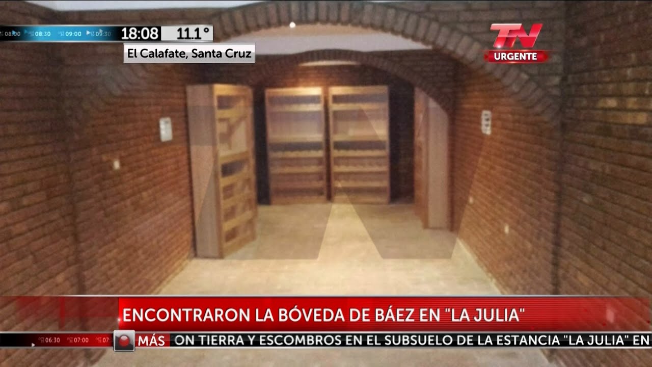 Encontraron la "bodega bóveda" que describió Fariña, en la estancia "La Julia", de Báez - 30/04/2016