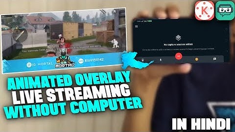 😲HOW TO ADD ANIMATED STREAM OVERLAY ON LIVE STREAM FROM MOBILE|LIKE DYNAMO GAMING,MORTAL AND SCOUT