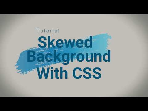Skewed Background with CSS