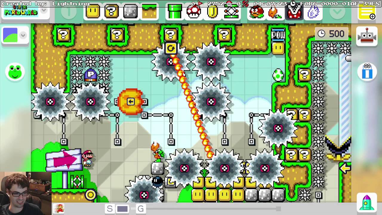 speedrun dark souls Mario Maker - My Insane Kaizo Puzzle #1