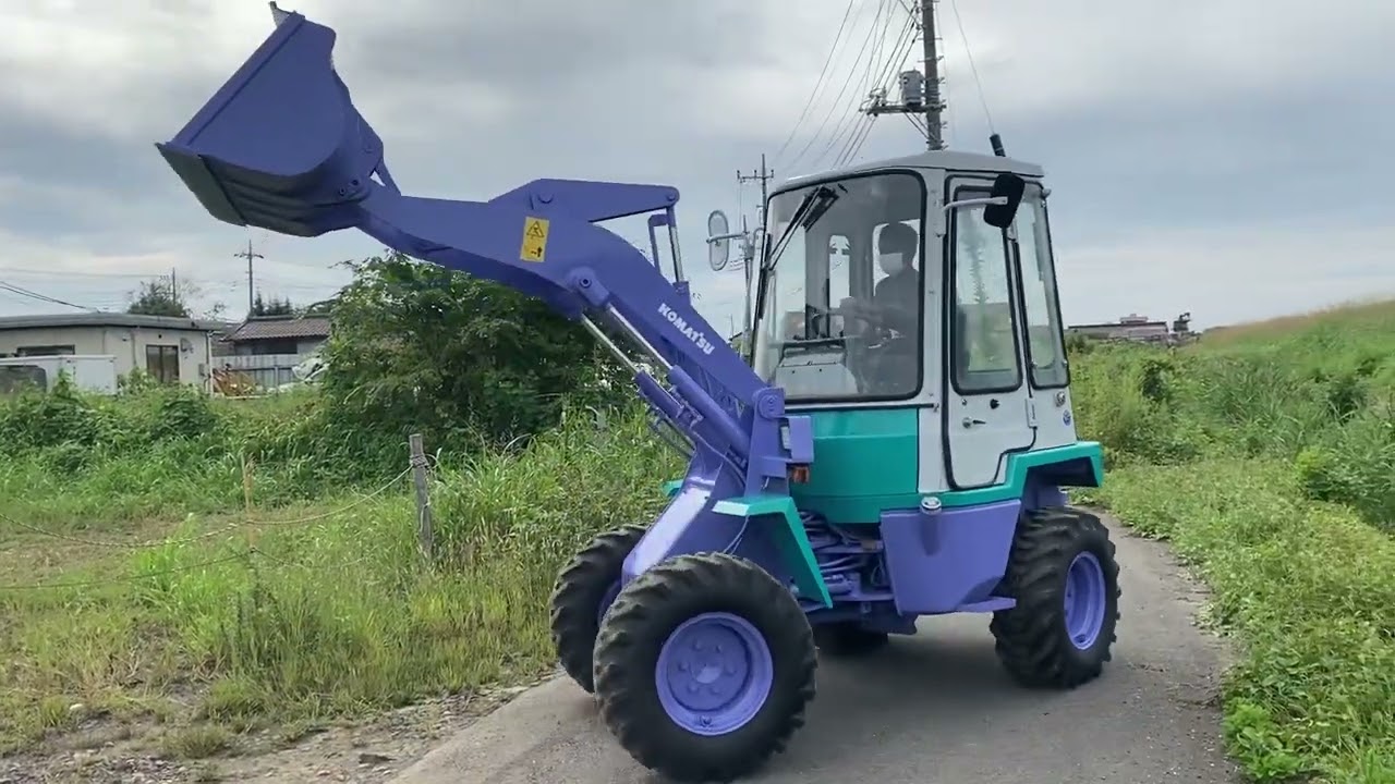 コマツ Komatsu WA30-5 ホイールローダー 実働動画 除雪 埼玉！【中古