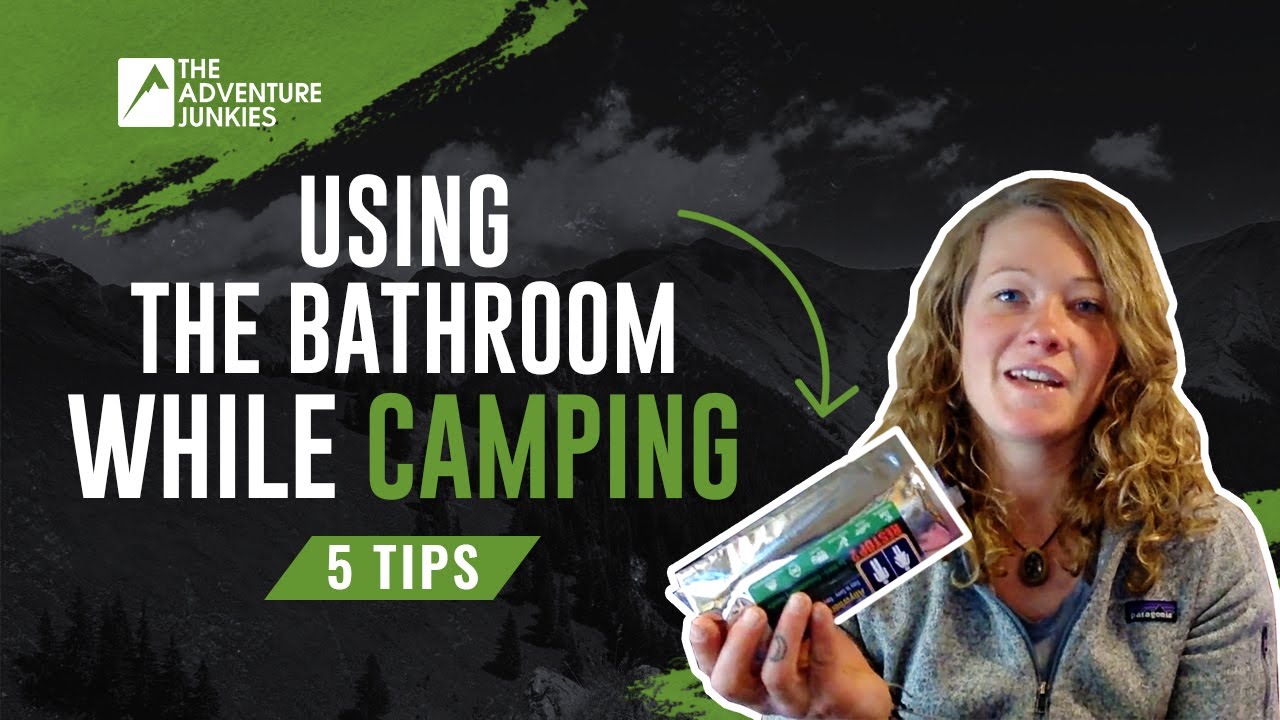 How to go to the bathroom while camping - 5 AWESOME Tips - YouTube