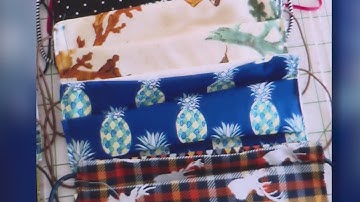 Crafters sewing thousands of face masks for first responders