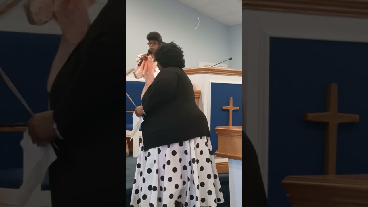 Overseer Annisa Nobles at Alpha and Omega Holiness Church, Waynesboro MS 