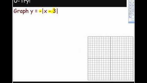 A1 6 8 Graphing Absolute Value Equations
