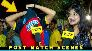 Bangalore ரசிகர்களை வச்சி செய்த Chennai ரசிகர்கள்" | RCB Fan gets Totally Destroyed by CSK Fans!