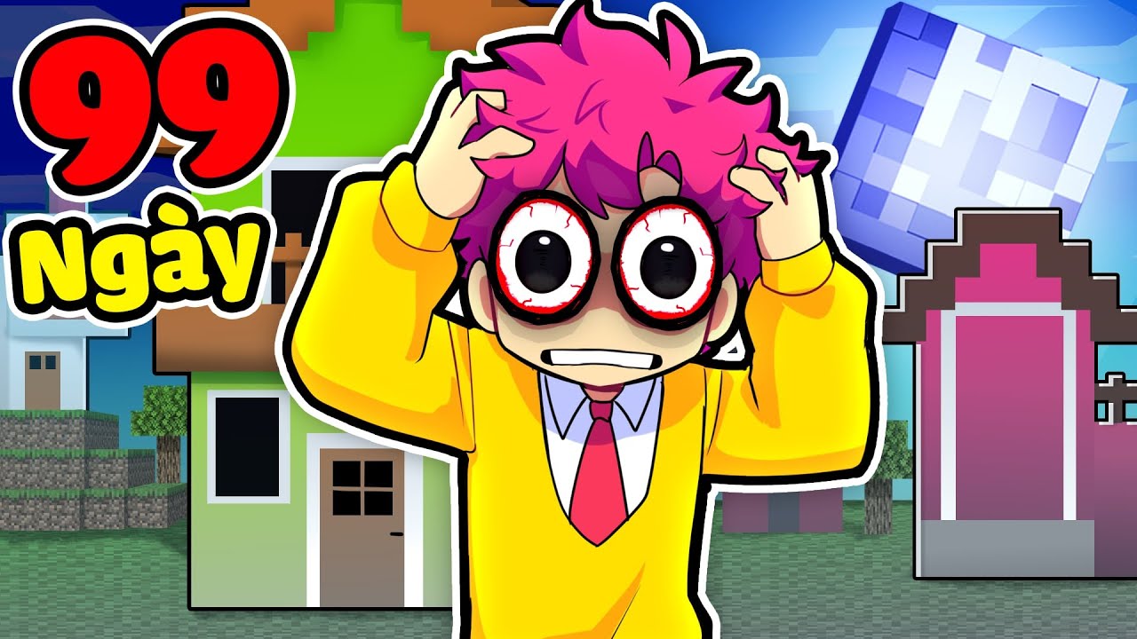 Tôi Đã Không Ngủ 99 Ngày Trong Minecraft . . . .!?😵‍💫😵