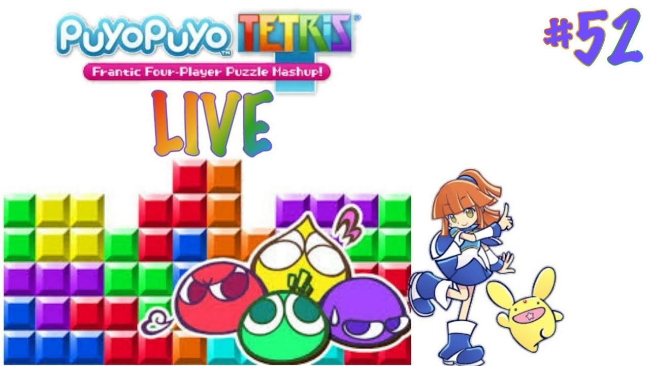 LIVE - Puyo Puyo Tetris (#52) Puzzle League (Legend League) - YouTube