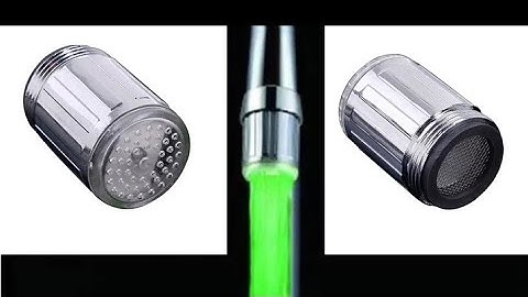 Luminous Light-up LED Water Faucet Shower Tap Basin Water Nozzle Bathroom Kitchen Heater Faucets
