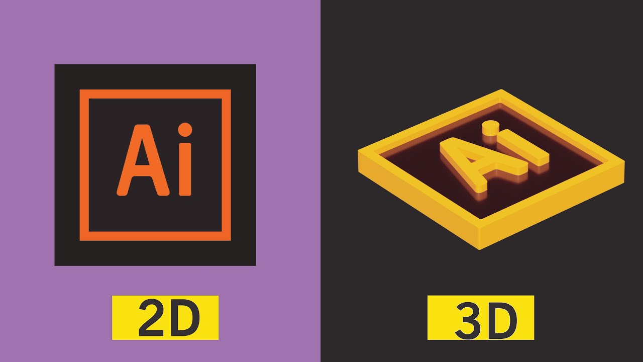Convert 2d to 3d illustrator logo in 3ds max easy tutorial youtube