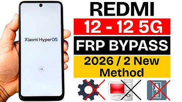 Redmi 12 | 12 5G FRP Bypass 2026 Without PC - No Second Space Work - (HyperOS) Remove Google Account