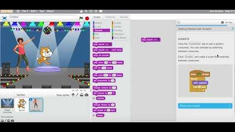 Scratch - Tutorial - Lesson 1 - Getting Started with Scratch