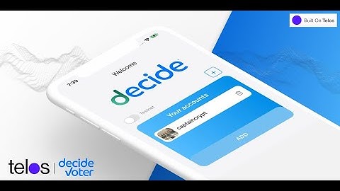 Decide Voter Demo - Voting Overview | GoodBlock Technologies