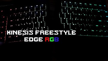 Kinesis FreeStyle Edge now with RGB!