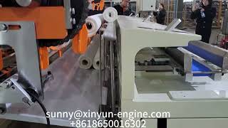 12 rolls laminated toilet paper kitchen towel making machine production line