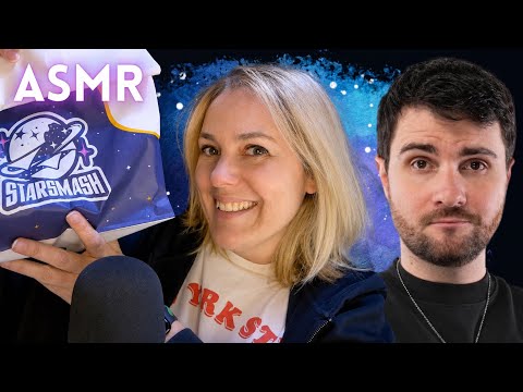 ASMR FR 🍔 Je teste les burgers STARSMASH de @Amixem (dégustation et sons sympas pour te détendre)