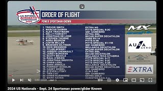 2024 US Nationals - Sept. 25 Advanced power Free Unknown and Glider Free Sequence