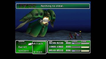Final Fantasy 7: Defeating Emerald Weapon in less than 30 seconds
