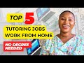Top 5 Online Tutoring Jobs to Make Money from Home in 2025
