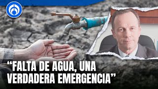 En abril ya no habrá agua suficiente para el Valle de México: José Luis Luege Tamargo