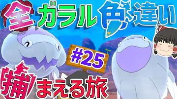 ポケモン剣盾 全ガラルポケモンの色違い捕まえる旅 総集編 1 12 ゆっくり実
