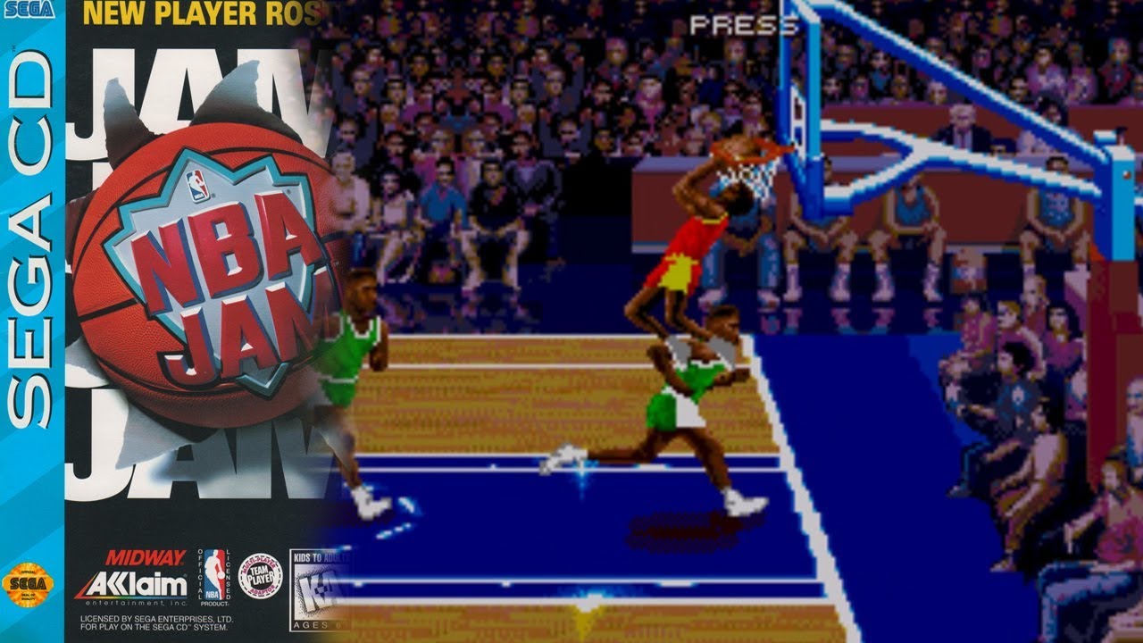 NBA Jam (Sega Genesis) - Utah Jazz vs. Los Angeles Lakers 