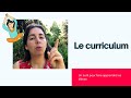 Le curriculum un outil pour faire apprendre les lves