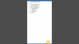 create a flower using Python in mobile // my first project