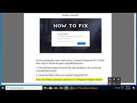 Fix Cyberpunk 2077 error LS-0019-IS-PQR1638 in Epic Games Launcher