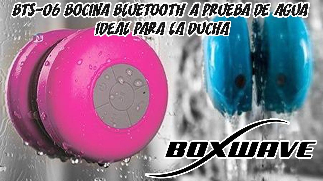 Parlante Resistente Agua Ducha Altavoz Bluetooth BTS-06.