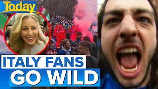 Fans party in Australia as Italy wins Euro 2020 | Today Show Australia