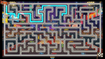 Animated Maze Game Challenge | Solving the Racing Track Theme Maze Puzzle