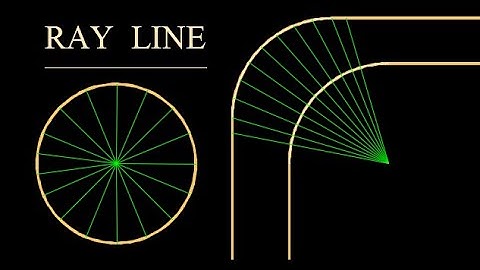 🔥How to use RAY Command in AutoCAD !!  🔥 RAY command tutorial.