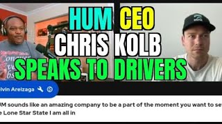 April 19th, 2024 Podcast: Hum Rideshare CEO, Chris Kolb Conversation screenshot 5